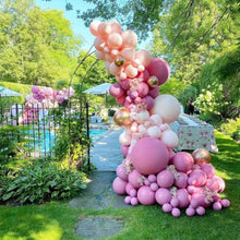 Load image into Gallery viewer, 119 Pcs Peach Pink Rose Gold Latex Balloons For Wedding Birthday Valentine's Day Party Decorations Office Parties Baby Showers Girl Birthday Party Ballon Decoration IN Modern Style