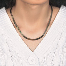 Load image into Gallery viewer, Imperial Herringbone Chain in 10k Yellow Gold (5.00 mm)