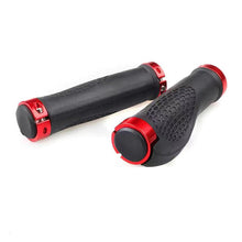 Load image into Gallery viewer, Bicycle Grip Handlebar End Cap Aluminium Alloy Lock Mountain Handle Bar Grip Bike Anti-Skid Rubber Bicycle Skid-Proof Grips New Generation Bike Handlebar Grip Soft Gel Inserts Shock Resistance Ergonomics Comfort Design