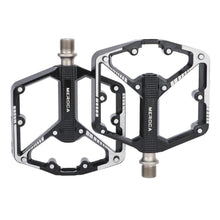Load image into Gallery viewer, Bicycle Pedal Non-Slip Bike Pedals Aluminum Alloy Flat Platform Applicable Waterproof Cycling Accessories Bike Pedals Road Bicycle Pedals Cleats Set Clipless Pedals Compatible With Road Bikes