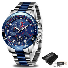 Load image into Gallery viewer, Business Elegant Men's Watch With Chronometers Day View Fluorescent Hands Excellent Look Unique Design Perfect Gift For Your Man