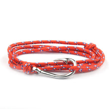 Load image into Gallery viewer, Fashion Hot Multilayer Rope Bracelet hope Anchor Sailor Anchor Bracelets For Men and Women Best Gift Hook Bracelet