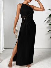 Load image into Gallery viewer, One Shoulder Sleeveless Maxi Dress Elegant & Sophisticated Evening Wear Women Luxury Party Dress