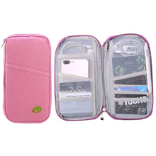 Load image into Gallery viewer, 12 Pocket Travel Passport Wallet