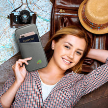 Load image into Gallery viewer, 12 Pocket Travel Passport Wallet