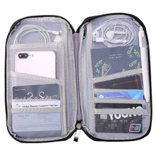 Load image into Gallery viewer, 12 Pocket Travel Passport Wallet