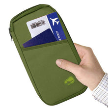 Load image into Gallery viewer, 12 Pocket Travel Passport Wallet