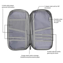 Load image into Gallery viewer, 12 Pocket Travel Passport Wallet