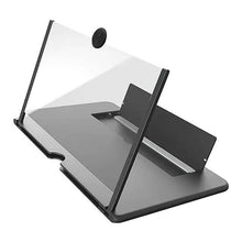 Load image into Gallery viewer, 12 inch 3D Mobile Phone Screen Magnifier HD Video Amplifier with Foldable Holder
