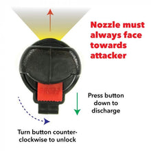 Load image into Gallery viewer, 1/2 Oz Halo with Holster Black Pepper Spray