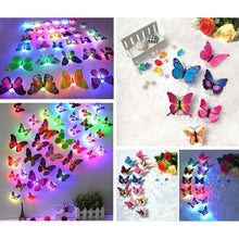 Load image into Gallery viewer, 12-Pack: LED Butterfly Decoration Night Light