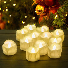 Load image into Gallery viewer, 12-Pack: LED Timer Candle Decoration