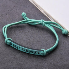 Load image into Gallery viewer, 12 pcs/set Charms Bracelet Couple Braided Adjustable Elastic Rope Chain Handmade Bracelets Adjustable Rope Matching Set Comfortable Bracelet Gift For Women Best Friend Matching Relationship Jewelry