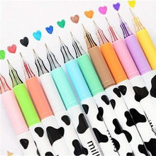 Load image into Gallery viewer, 12-Piece: Milky Cow Multicolor Gel Pens