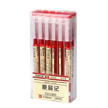 Load image into Gallery viewer, 12-Piece Set: 0.35mm Water-based Pen Gel Pen