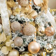 Load image into Gallery viewer, 12-Piece Set: Large Sparkling Glittering Sequins Foam Ball Ornaments