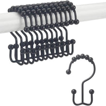 Load image into Gallery viewer, 12-Piece Set: Titanker Shower Curtain Hooks Rings