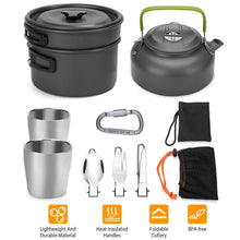 Load image into Gallery viewer, 12-Pieces: Camping Cookware Set