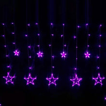 Load image into Gallery viewer, 12 Stars 138 LED Curtain String Lights