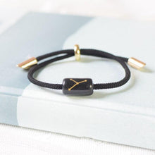 Load image into Gallery viewer, 12 Zodiac Bracelet Charm Jewelry Adjustable Braided Rope Couple Bracelets Handmade Navy String Bracelet With Metal Knot Men Women Braided Bracelets Gifts