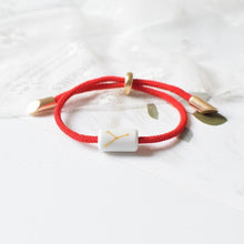 Load image into Gallery viewer, 12 Zodiac Bracelet Charm Jewelry Adjustable Braided Rope Couple Bracelets Handmade Navy String Bracelet With Metal Knot Men Women Braided Bracelets Gifts