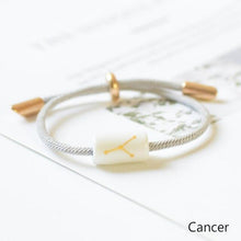 Load image into Gallery viewer, 12 Zodiac Bracelet Charm Jewelry Adjustable Braided Rope Couple Bracelets Handmade Navy String Bracelet With Metal Knot Men Women Braided Bracelets Gifts