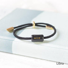 Load image into Gallery viewer, 12 Zodiac Bracelet Charm Jewelry Adjustable Braided Rope Couple Bracelets Handmade Navy String Bracelet With Metal Knot Men Women Braided Bracelets Gifts