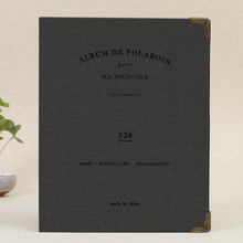 Load image into Gallery viewer, 120 Pockets PU Leather Photo Album for 3 inch Instant Polaroid Mini DIY Photo Albums Birthday Gift Family Scrapbook Albums Family Anniversary Gift For Couple