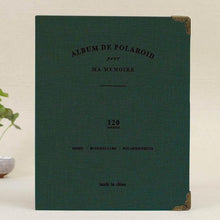 Load image into Gallery viewer, 120 Pockets PU Leather Photo Album for 3 inch Instant Polaroid Mini DIY Photo Albums Birthday Gift Family Scrapbook Albums Family Anniversary Gift For Couple