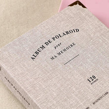 Load image into Gallery viewer, 120 Pockets PU Leather Photo Album for 3 inch Instant Polaroid Mini DIY Photo Albums Birthday Gift Family Scrapbook Albums Family Anniversary Gift For Couple