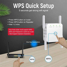 Load image into Gallery viewer, 1200Mbps WiFi Range Extender