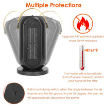 Load image into Gallery viewer, 1200W Portable Electric Fan Heater
