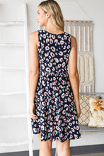 Load image into Gallery viewer, Full Size Leopard V-Neck Ruffled Tank Dress โ Leopard Tank Dress, V-Neck Ruffled Dress, Animal Print Dress, Leopard Print Dress, Ruffled Tank Dress, Bold V-Neck Dress, Casual & Formal Dress