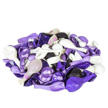 Load image into Gallery viewer, 124 Pcs Garland Arch Kit White Purple Latex Metallic Balloons With Paper Butterfly For Women Birthday Baby Shower Wedding Party Decorations