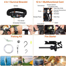 Load image into Gallery viewer, 125-Pieces: Emergency Survival Gear Tactical for Outdoor Adventure