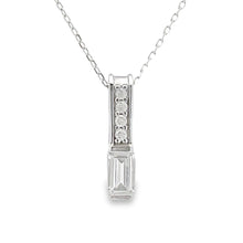 Load image into Gallery viewer, .06ct Zircon Diamond Fashion Pendants 10KT White Gold