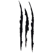 Load image into Gallery viewer, 1/2PCS Auto Car Stickers Reflective Monster Claw Marks Scratch Stripe Marks Auto Headlight Decal Dinosaur Raptor Scratches Decor Claw Marks Decal Reflective Sticker Monster Claw Marks Headlight Car Sticker Stripes Scratch Decal Vinyl Sticker