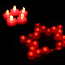 Load image into Gallery viewer, 12Pcs Electronic LED Tea Light Candles Flickering Bulb Battery Operated Flameless LED Tea Light for Seasonal & Festival Celebration Electric Fake Candle Realistic Battery-Powered Flameless Candles for Home Bedroom Party Wedding Festival Decor