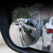 Load image into Gallery viewer, 1/2PCS HD 360 Degree Wide Angle Adjustable Car Rear View Convex Mirror Auto Rearview Back Mirror Vehicle Blind Spot Rimless Automotive Blind Spot Mirrors Small Round Convex Adjustable 360°Rotate Wide Angle Car Rear View Side Mirror Wide Angle Mirror