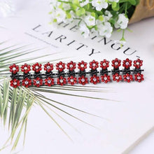 Load image into Gallery viewer, 12pcs/set Mini Rhinestone No-Slip Grips Hair Clips for Women Girls Glitter Teeth Metal Clamps Flower Gorgeous Hair Accessories For Brides And Bridesmaids