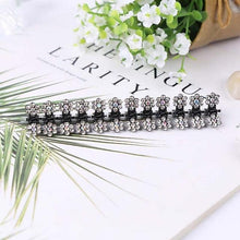 Load image into Gallery viewer, 12pcs/set Mini Rhinestone No-Slip Grips Hair Clips for Women Girls Glitter Teeth Metal Clamps Flower Gorgeous Hair Accessories For Brides And Bridesmaids