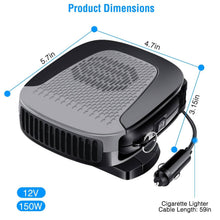 Load image into Gallery viewer, 12V 150W Portable Car Auto Heater