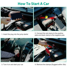Load image into Gallery viewer, 12V Car Jumper Starter 300A Peak 20000 mAh Battery Charger