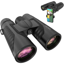 Load image into Gallery viewer, 12x42 HD Binoculars for Adults with Universal Phone Adapter