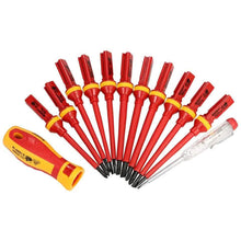 Load image into Gallery viewer, 13-Piece: 1000V Changeable Insulated Screwdrivers Set
