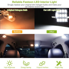 Load image into Gallery viewer, 13-Pieces: T10 31mm Festoon LED Light