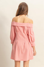 Load image into Gallery viewer, Button Down Spaghetti Strap Mini Dress with Pockets-Elegant, Chic Summer Dress with Feminine Spaghetti Straps, Functional Pockets, and Button Down Front for Effortless Style
