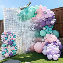 Load image into Gallery viewer, 132Pcs/set Mermaid Balloon Arch Kit Mermaid Tail Balloons Mermaid Party Decoration Balloons For Party Girl Birthday Party Modern Decoration