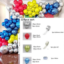 Load image into Gallery viewer, 134Pcs Blue Silver Purple Themed Purple Birthday Balloon Garland Arch Kit For Baby Shower Wedding Engagement Decorations Girl Party Birthday Ballon Wedding Decoration