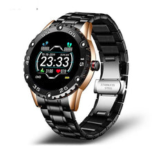 Load image into Gallery viewer, New Smart Watch For Men With IP67 Waterproof Protecion and Heart Rate Fitness Tracker Pedometer For Android and IOS sistems Steel Band Sports Men Smart Watch